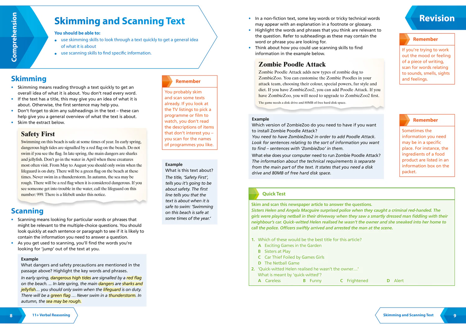 Collins 11+ Practice - 11+ Verbal Reasoning Complete Revision, Practice & Assessment for CEM: For the 2026 CEM Tests - Image 3