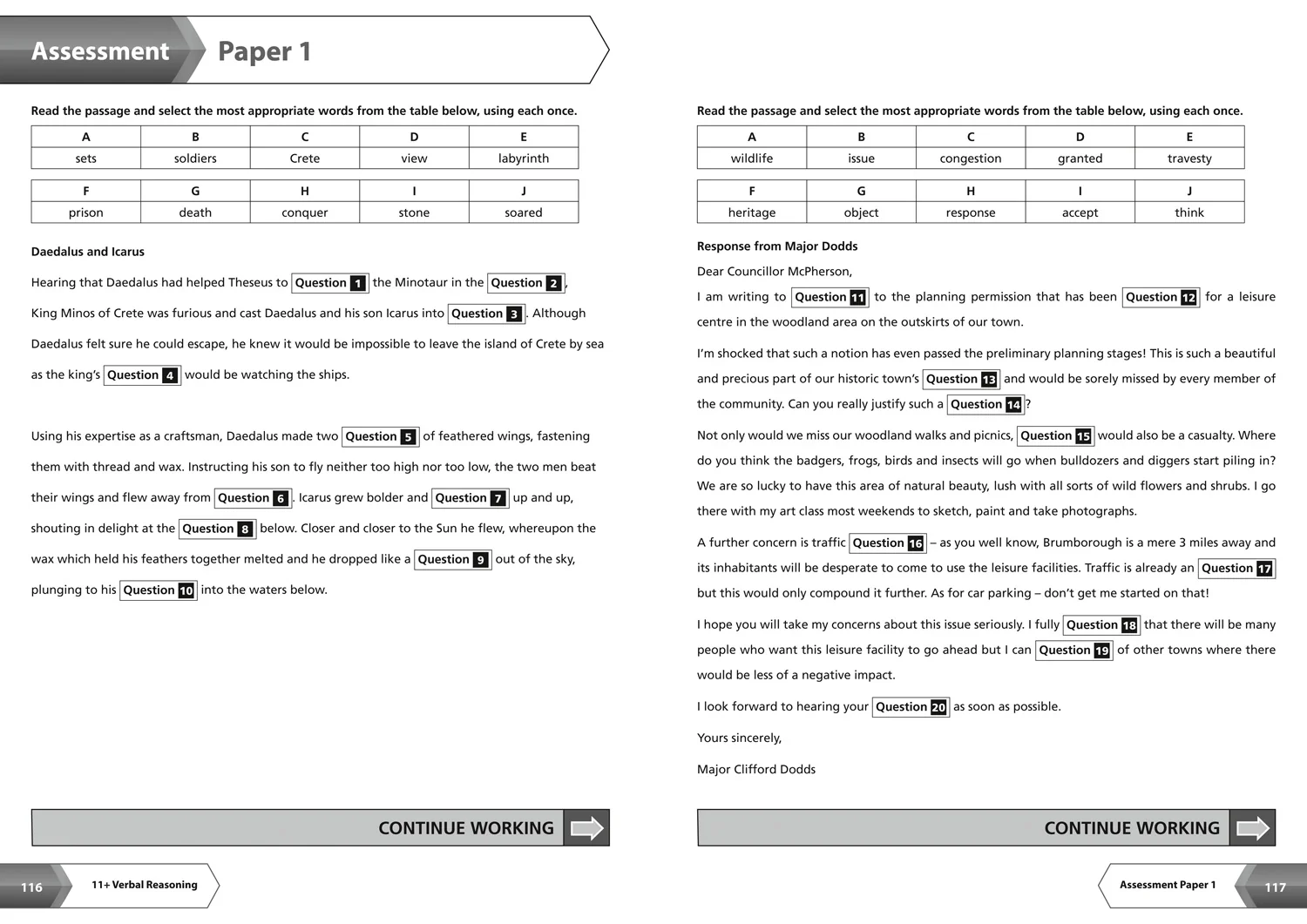 Collins 11+ Practice - 11+ Verbal Reasoning Complete Revision, Practice & Assessment for CEM: For the 2026 CEM Tests - Image 5