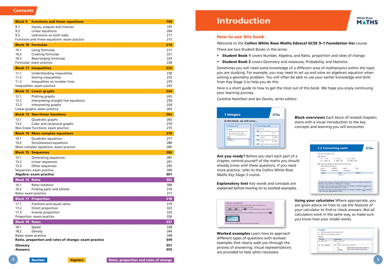 White Rose Maths - Edexcel GCSE 9-1 Foundation Student Book 1 - Image 3