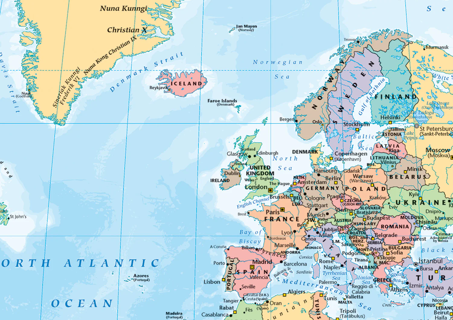 Collins Large World Wall Laminated Map (70 x 91.5 cm): Laminated map with flags, perfect for classroom, office and home - Image 4