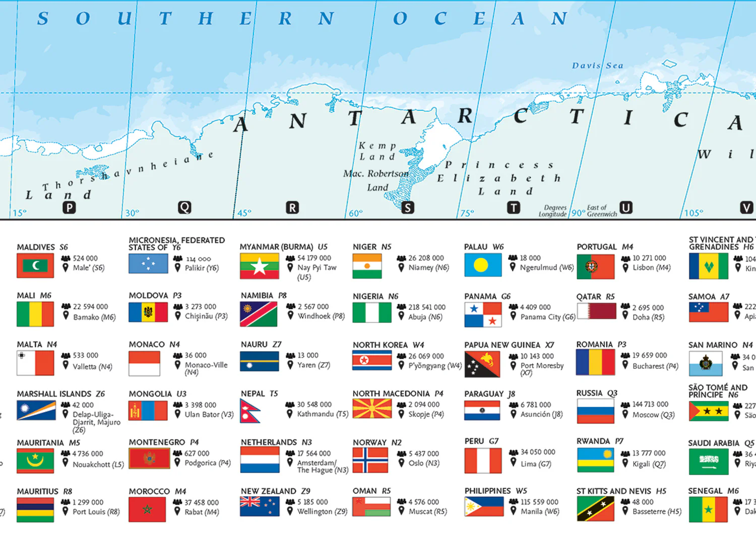 Collins Large World Wall Laminated Map (70 x 91.5 cm): Laminated map with flags, perfect for classroom, office and home - Image 5