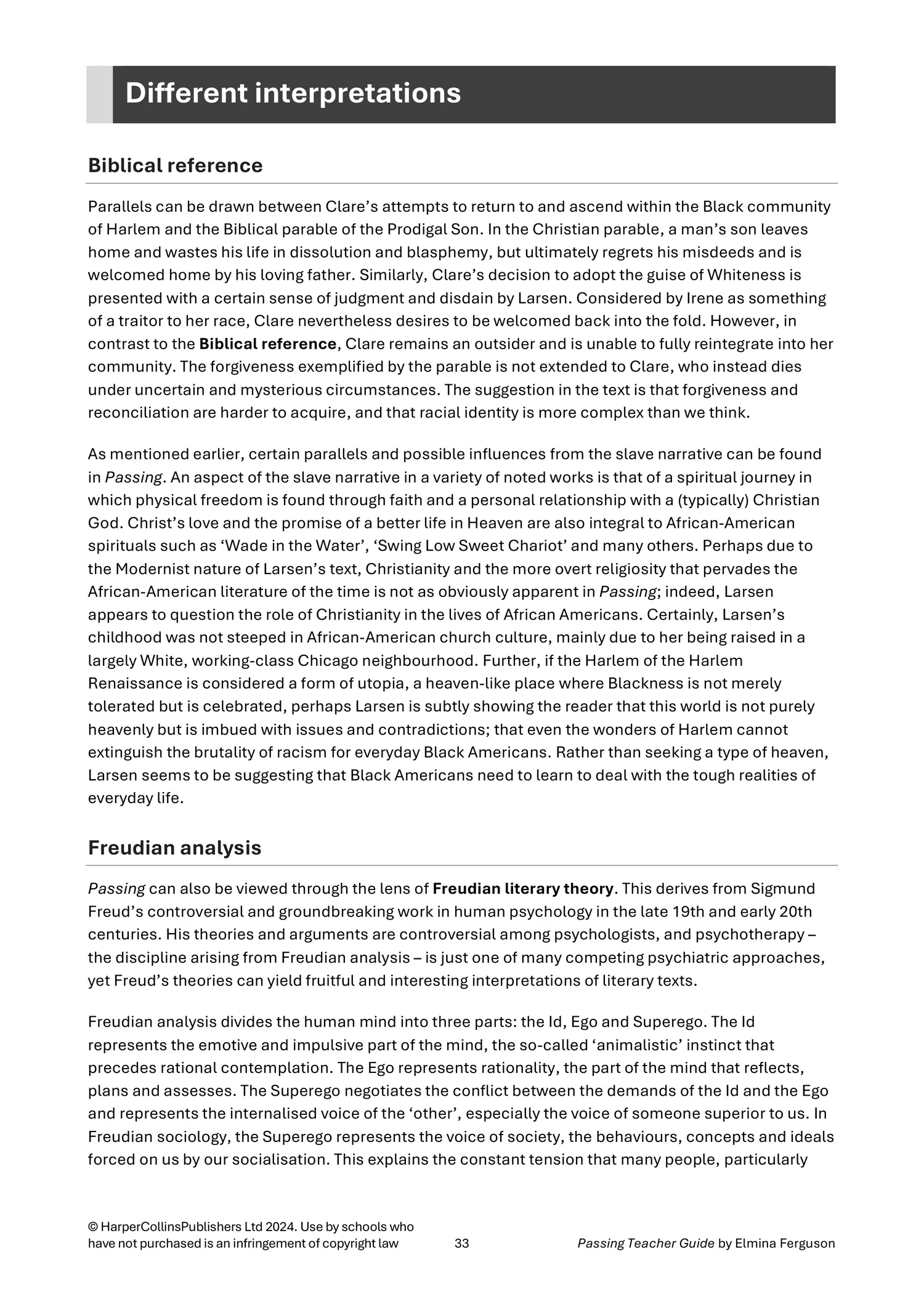 Collins A Level Set Text Teacher Guides - Passing Teacher Guide: (Download First edition) - Image 13