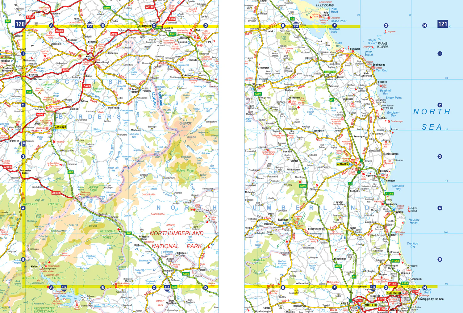 Great Britain A-Z Handy Road Atlas 2027 (A5 Spiral) - Image 3